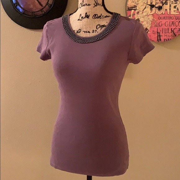 Nordstrom Caslon Brand Embellished t-shirt - Picture 1 of 5